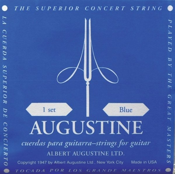 AUGUSTINE KLASSIKGITARRE-SAITEN CLASSIC LABEL Blau für Konzertgitarre