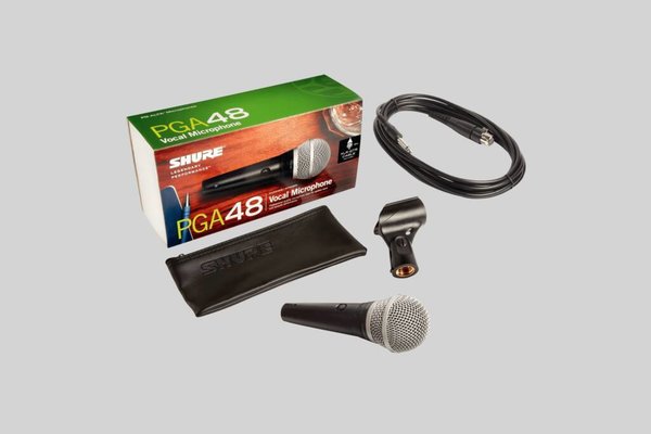Shure PGA48-QLR Mikrofon mit XLR-Klinke Kabel